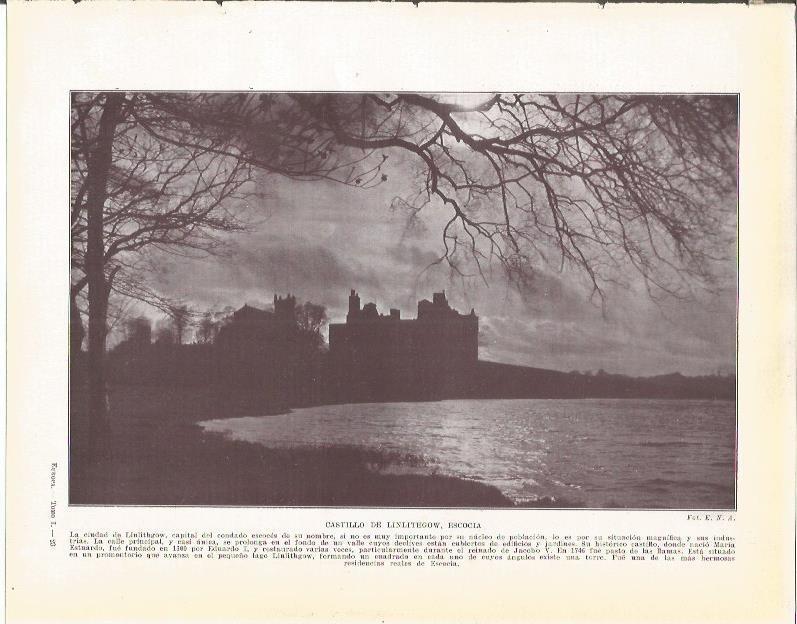LAMINA 20911: Castilllo de Linlithgow, Escocia