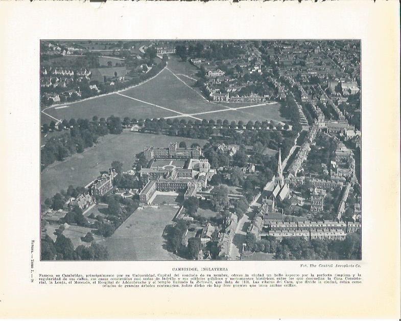 LAMINA 20931: Vista aerea de Cambridge