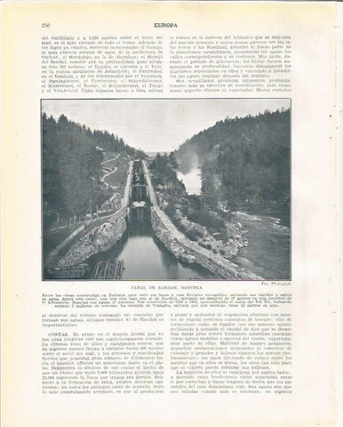 LAMINA 20954: Canal de Bandak, Noruega