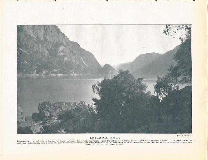 LAMINA 20953: Lago Sandven, Noruega