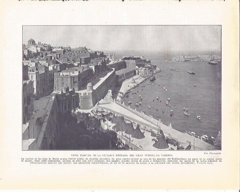 LAMINA 20946: Puerto de La Valetta, Malta