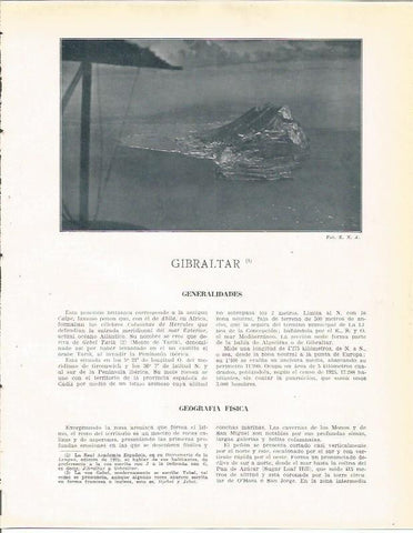 LAMINA 20941: Gibraltar