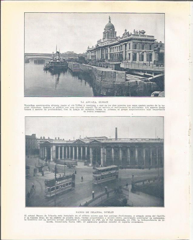 LAMINA 20939: Banco de Irlanda y Aduana en Dublin