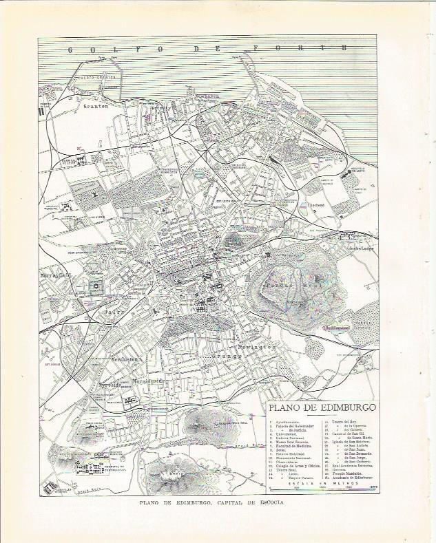 LAMINA 20934: Plano de Edimburgo