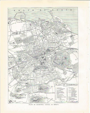 LAMINA 20934: Plano de Edimburgo