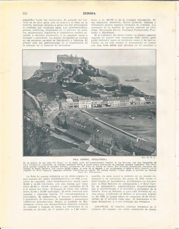 LAMINA 20932: Isla Jersey, Inglaterra