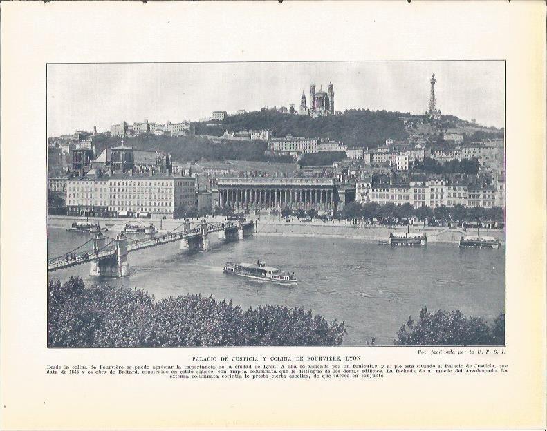 LAMINA 21093: Palacio de Justicia de Lyon, Francia