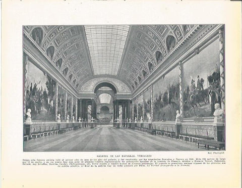 LAMINA 21089: Galeria de las Batallas en Versalles