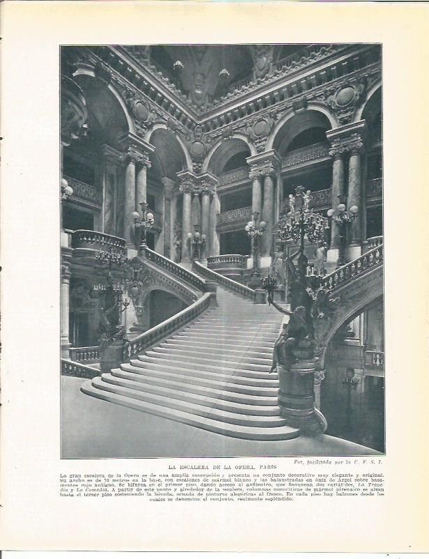 LAMINA 21086: Escalera de la Opera de Paris