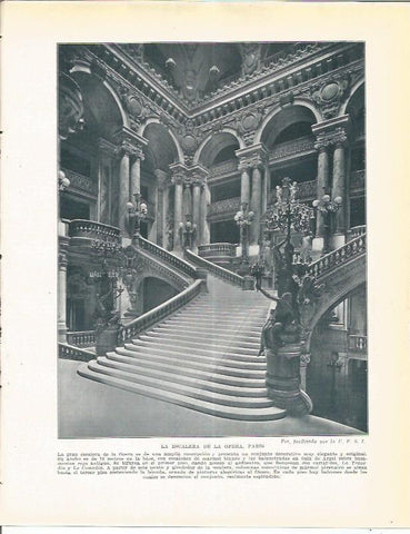 LAMINA 21086: Escalera de la Opera de Paris