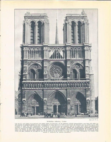 LAMINA 21085: Notre Dame de Paris