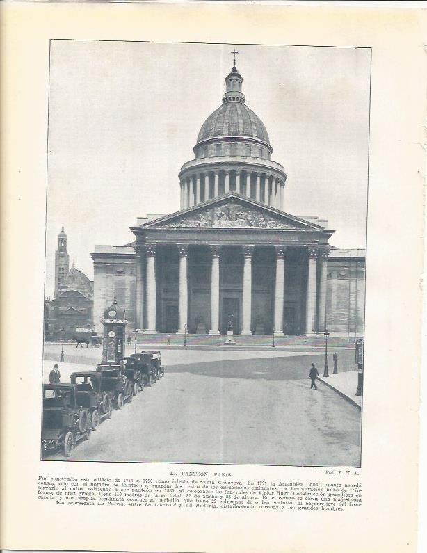 LAMINA 21083: El Panteon de Paris