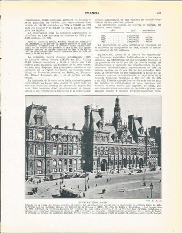 LAMINA 21081: Ayuntamiento de Paris