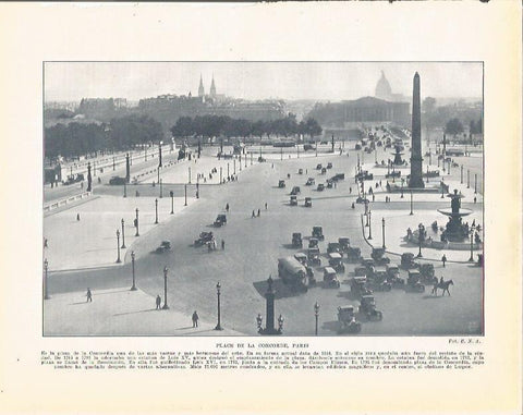 LAMINA 21080: Place de la Concorde, Paris