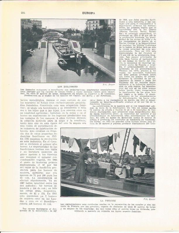 LAMINA 21076: Los Molussons y La Peniche, Francia