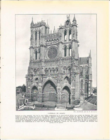 LAMINA 21102: Catedral de Amiens, Francia