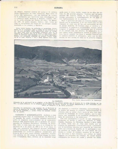 LAMINA 21120: La Massana, Andorra