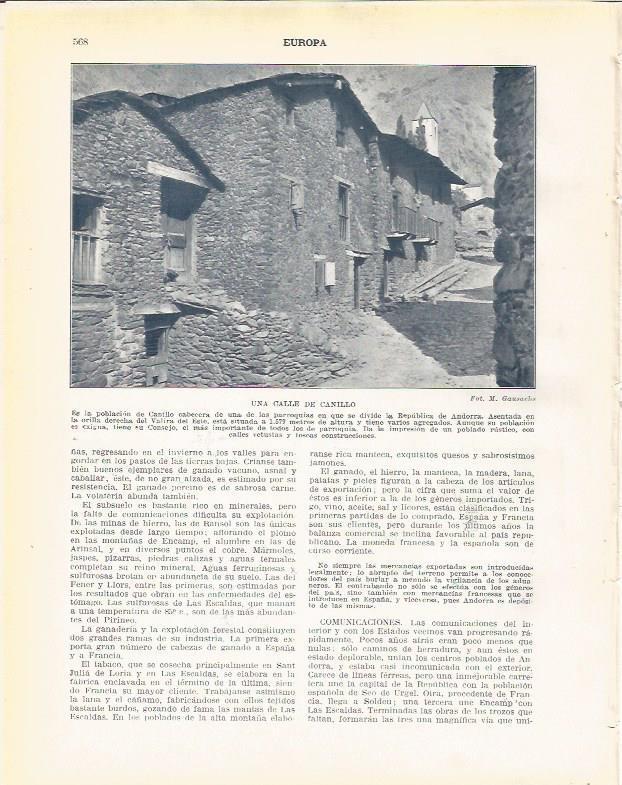 LAMINA 21119: Calle de Canillo, Andorra