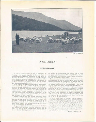 LAMINA 21116: Andorra