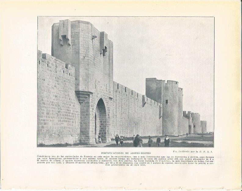 LAMINA 21108: Fortificaciones de Aigues-Mortes, Francia