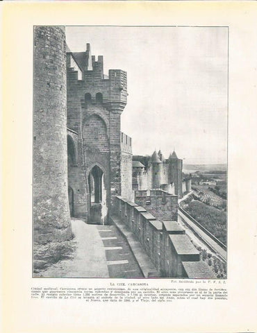LAMINA 21105: La Cite en Carcassone, Francia