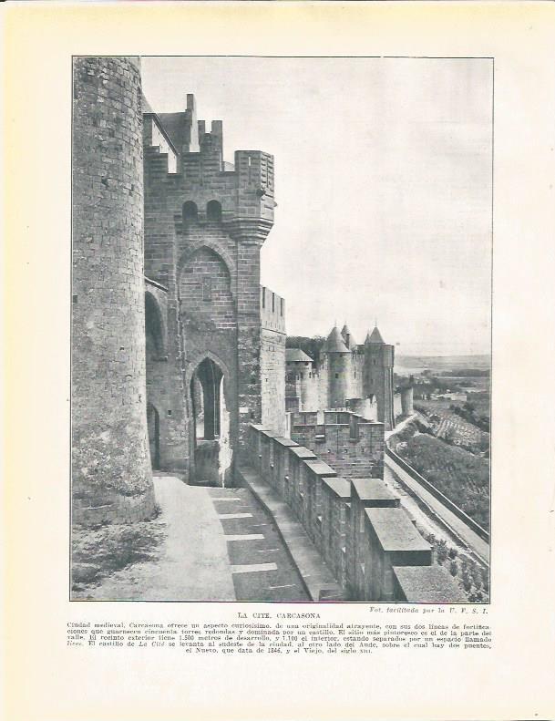 LAMINA 21105: La Cite en Carcassone, Francia