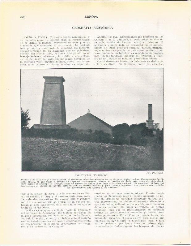LAMINA 21027: Las Tumbas en Waterloo, Belgica
