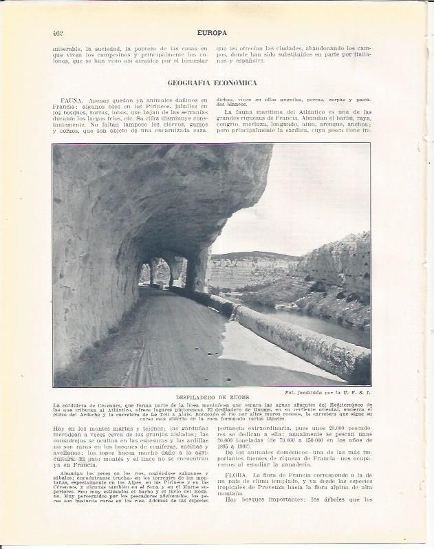 LAMINA 21063: Desfiladero de Ruoms, Francia