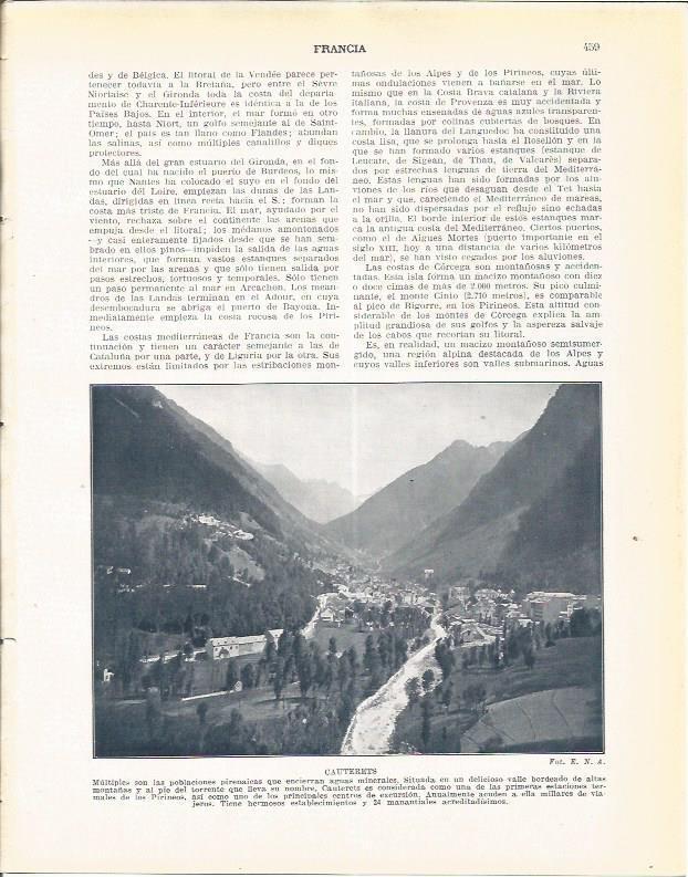 LAMINA 21062: Cauterets, Francia