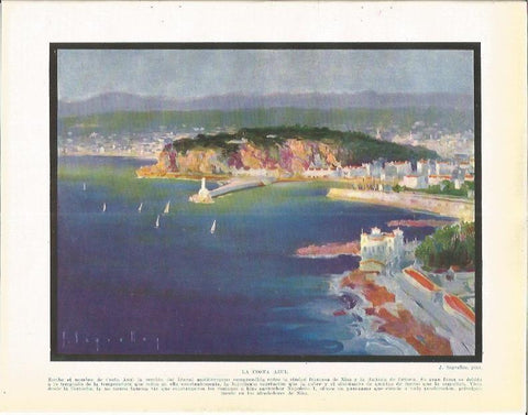 LAMINA 21061: La Costa Azul de Francia