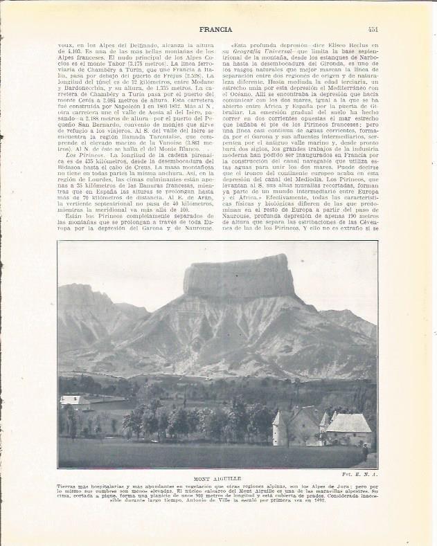 LAMINA 21057: Mont Aiguille, Francia