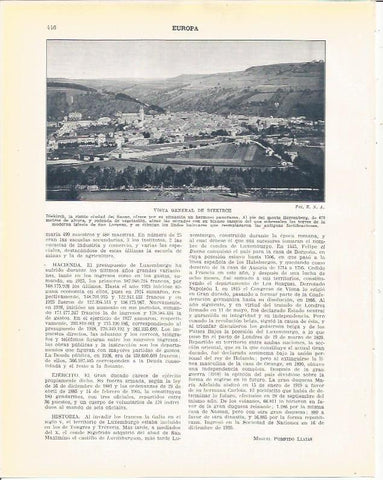 LAMINA 21054: Vista de Diekirch, Luxemburgo