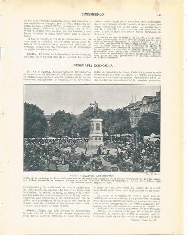 LAMINA 21052: Place Guillaume de Luxemburgo