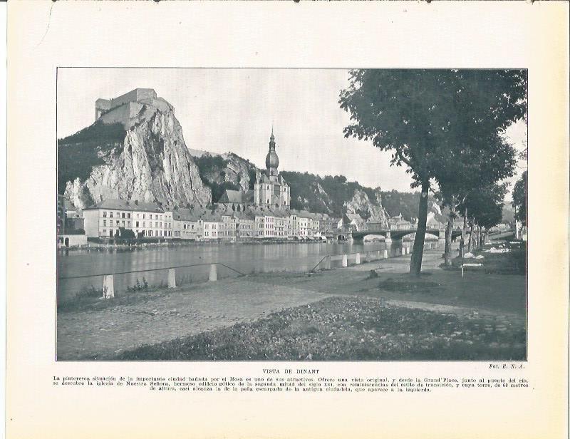 LAMINA 21047: Vista de Dinant, Belgica