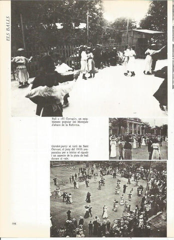 LAMINA 20752: Baile El Gurugu en Montjuic