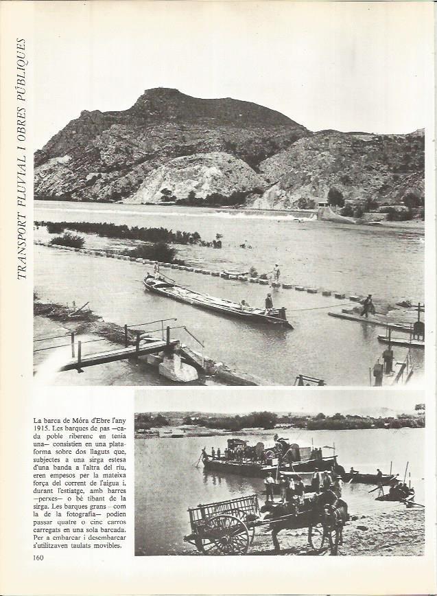 LAMINA 20736: La barca de Mora de l'Ebre en 1915