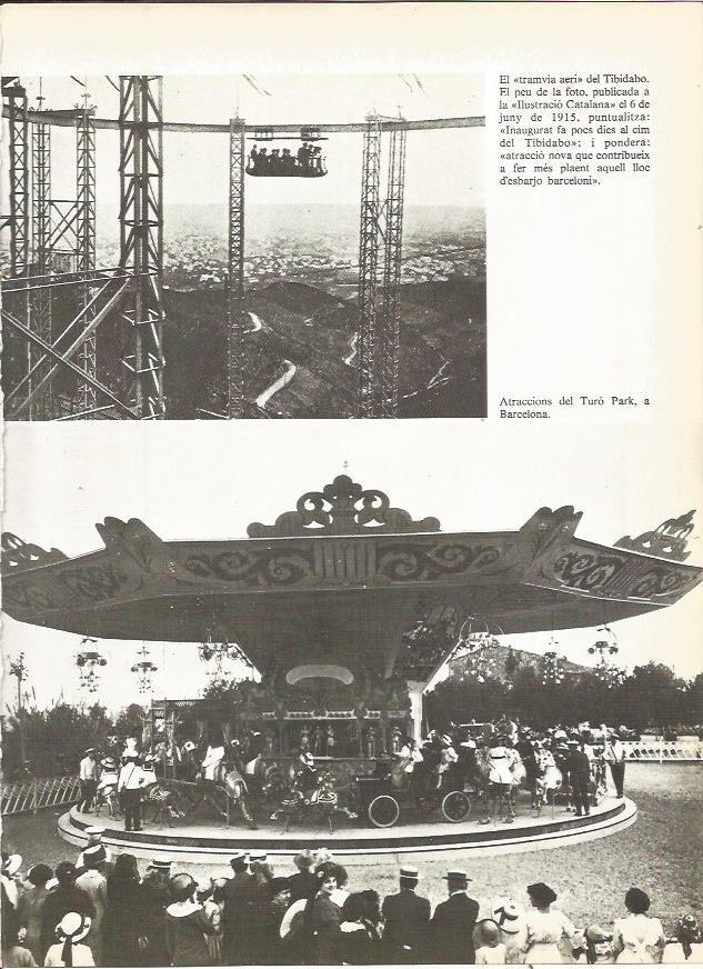 LAMINA 20757: Atracciones de El Tibidabo en Barcelona