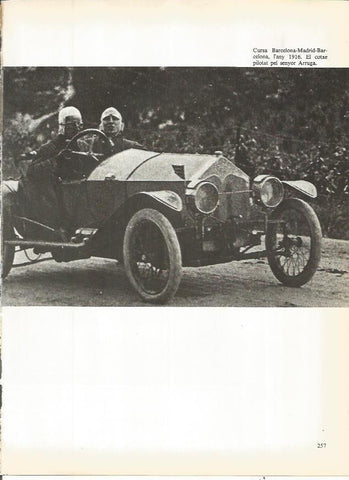 LAMINA 20779: Carrera Barcelona - Madrid - Barcelona de 1916