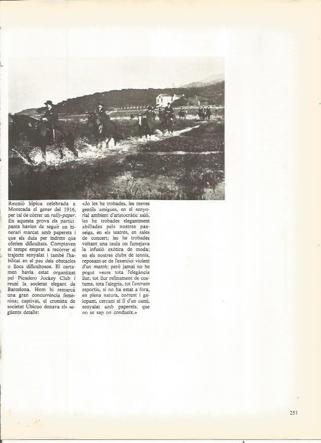 LAMINA 20776: Reunion hipica en Montcada en 1916