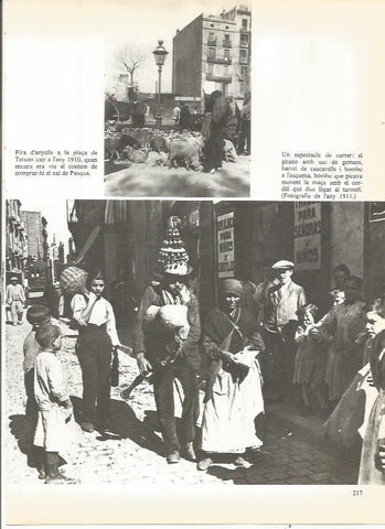 LAMINA 20762: Feria de corderos en la Plaza Tetuan de Barcelona