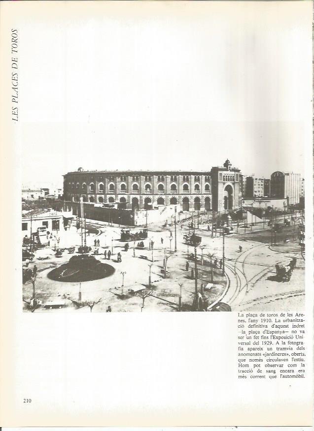 LAMINA 20758: Plaza de toros de las Arenas en Barcleona en 1910