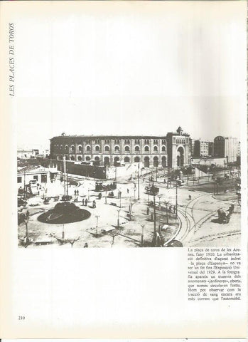 LAMINA 20758: Plaza de toros de las Arenas en Barcleona en 1910