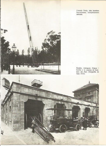 LAMINA 20696: La escalera Porla de los Bomberos de Barcelona