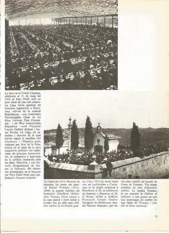 LAMINA 20694: Fiesta de la Unitat Catalana en 1916