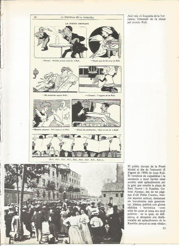 LAMINA 20689: Prision de la Modelo el dia de la ejecucion de Rull. 1908