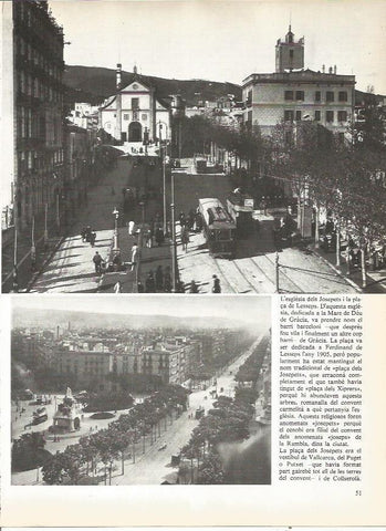 LAMINA 20683: Iglesia dels Josepets en la plaza Lesseps de Barcelona