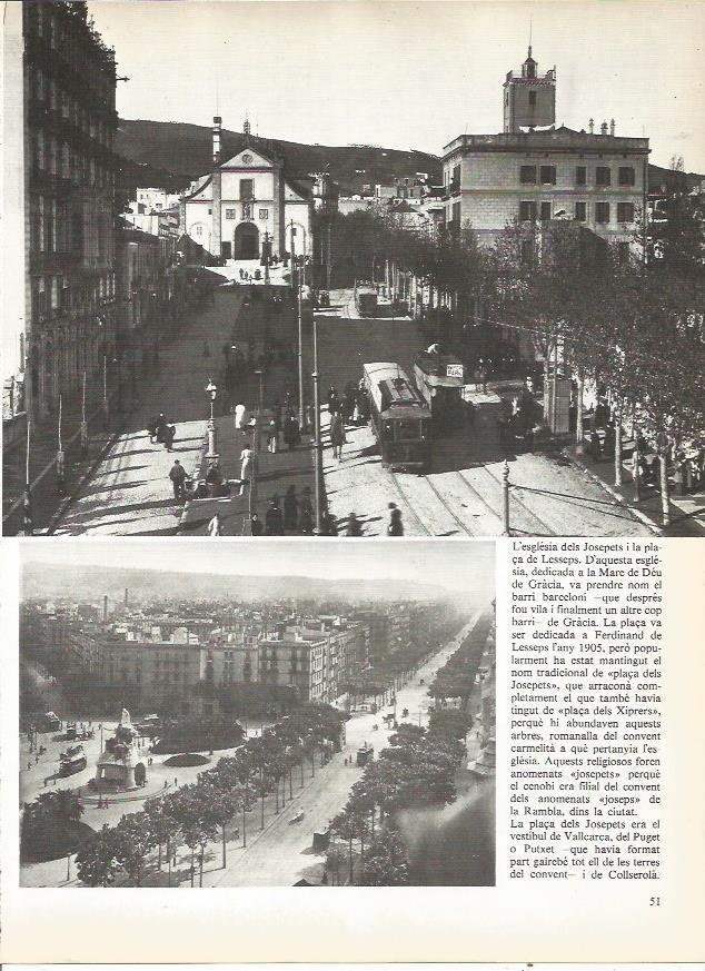 LAMINA 20683: Iglesia dels Josepets en la plaza Lesseps de Barcelona