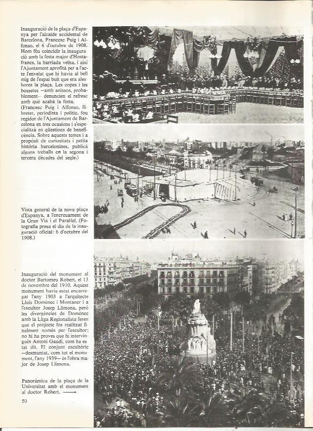 LAMINA 20682: Inauguracion de la Plaza España de Barcelona