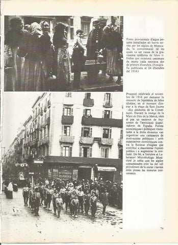LAMINA 20697: Procesion en 1914 en Barcelona