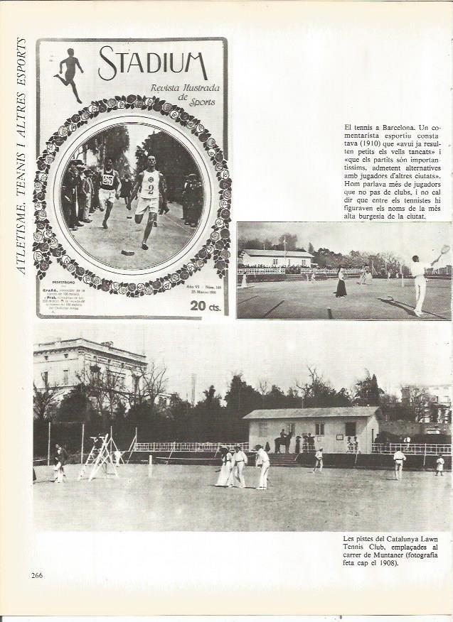 LAMINA 20783: Pistas del Catalunya Lawn Tennis Club de la calle Muntaner de Barcelona